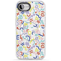 Motif rétro coloré