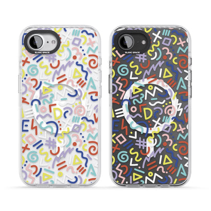 Motif rétro coloré