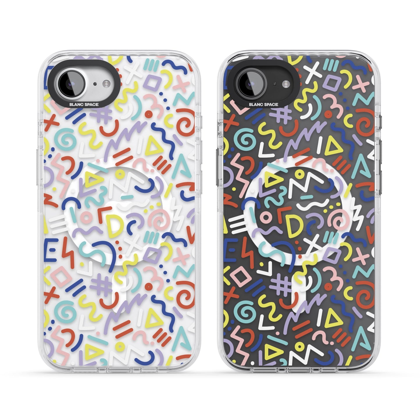 Motif rétro coloré