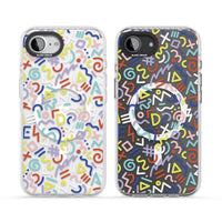 Motif rétro coloré