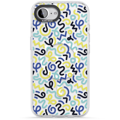 Blue & Yellow Memphis Retro