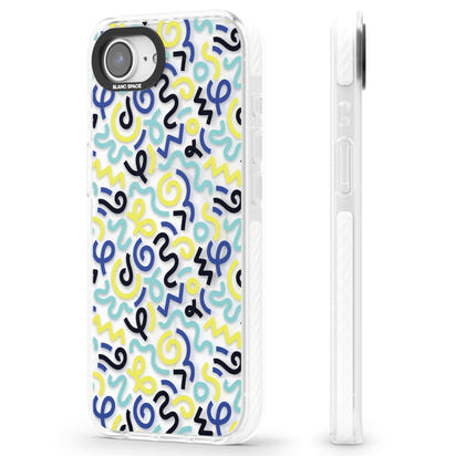 Blue & Yellow Memphis Retro