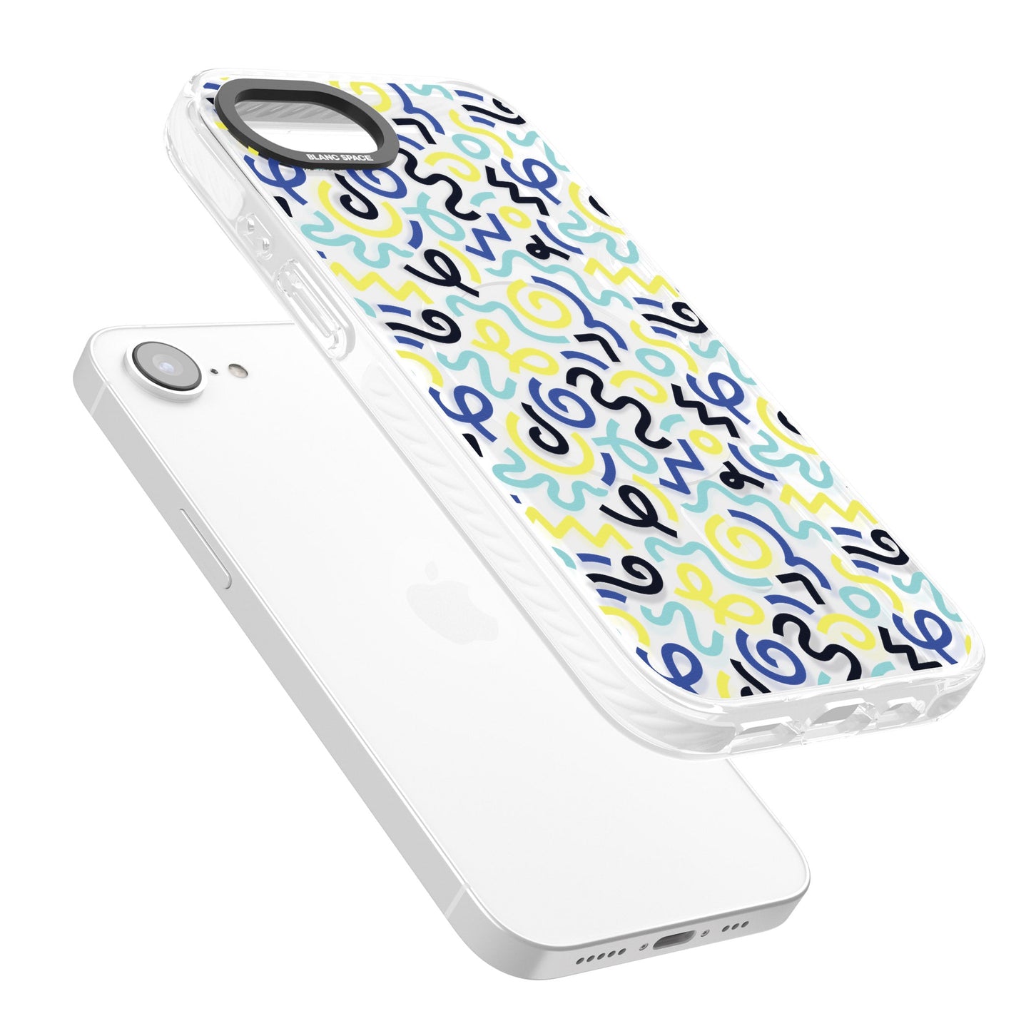 Blue & Yellow Memphis Retro