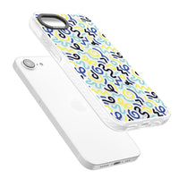 Blue & Yellow Memphis Retro