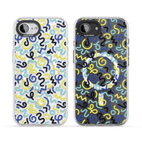 Blue & Yellow Memphis Retro