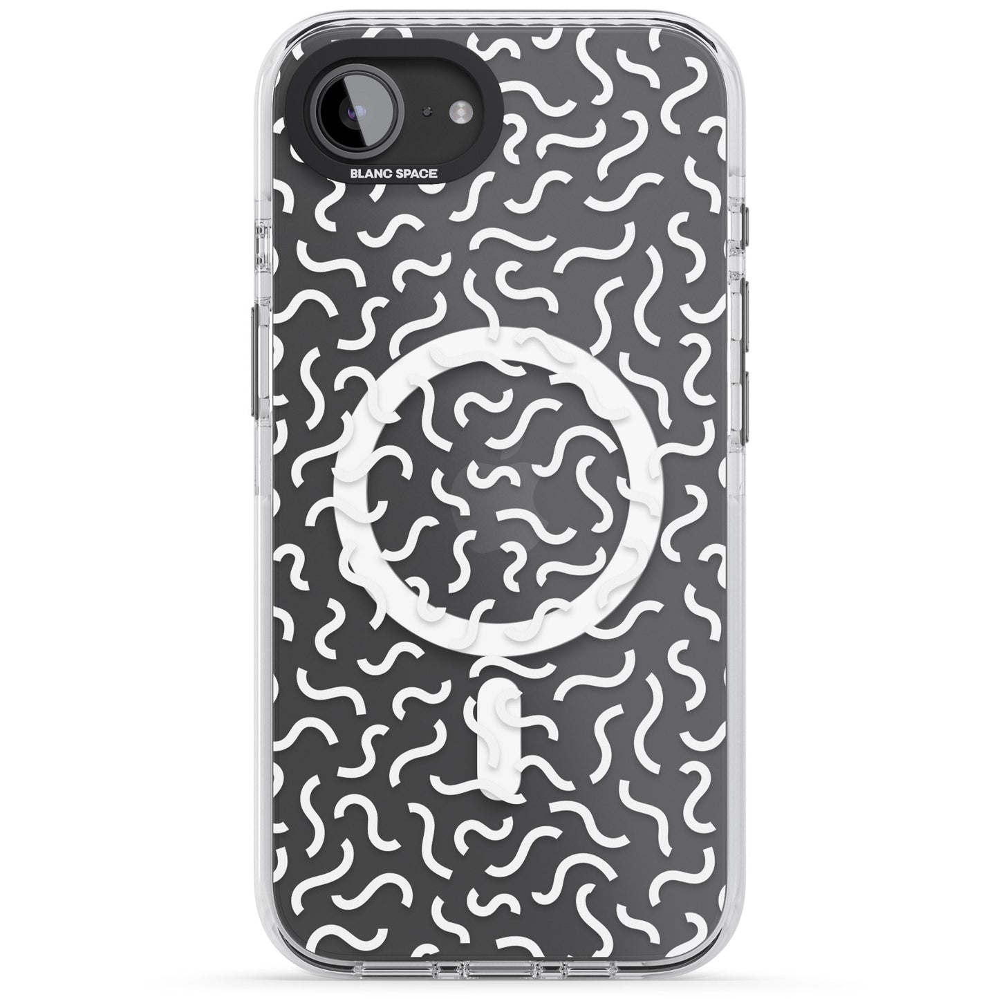 Schwarz-weißes Wellenmuster