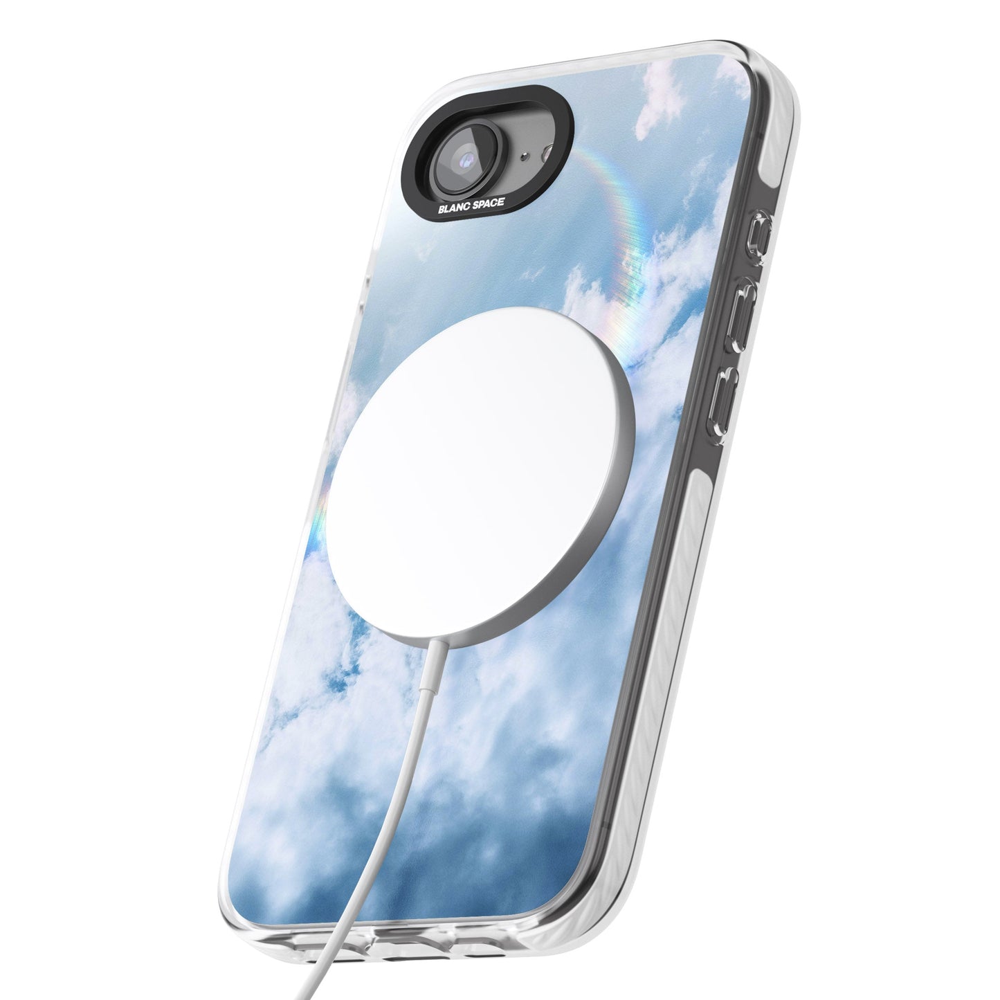 Pastellfarbener Regenbogenhimmel