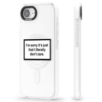 Literally Don'T Care