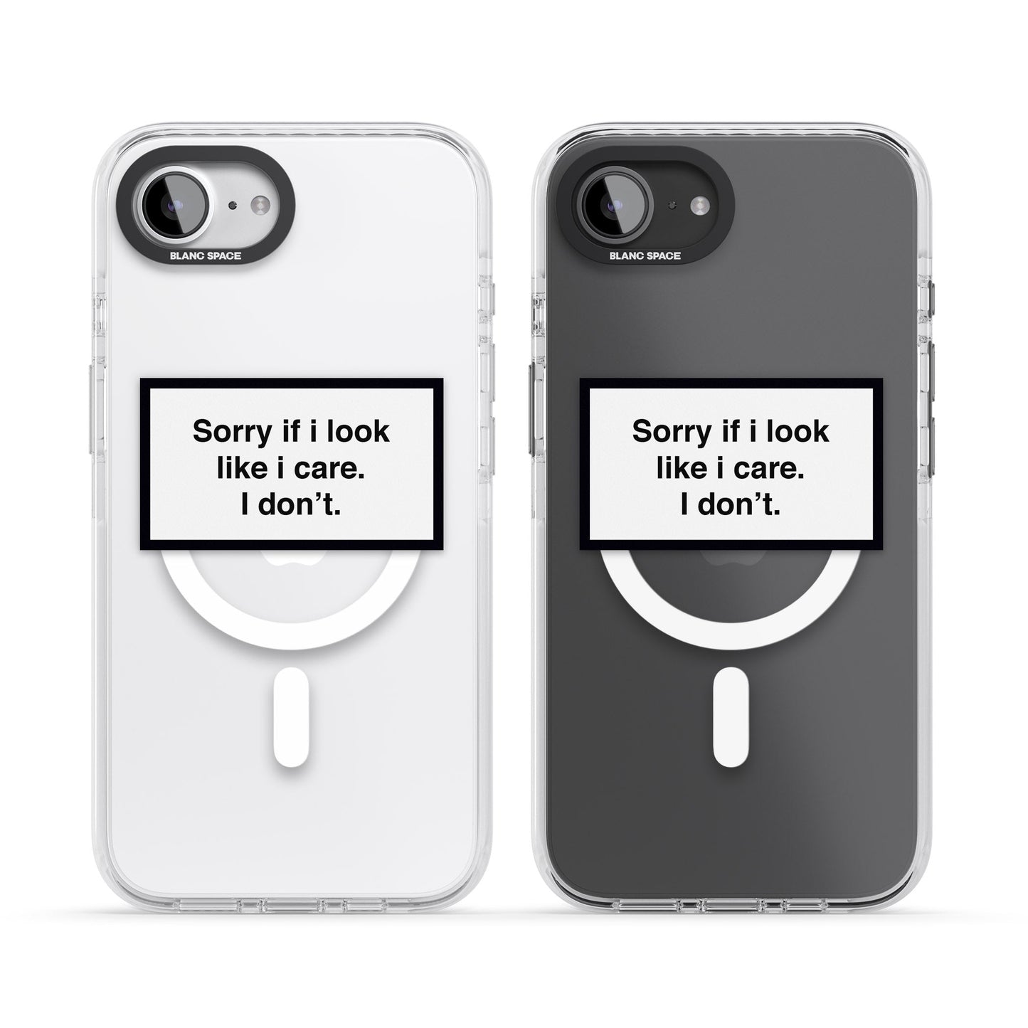 Excusez-moi si j'ai l'air de m'en soucier.