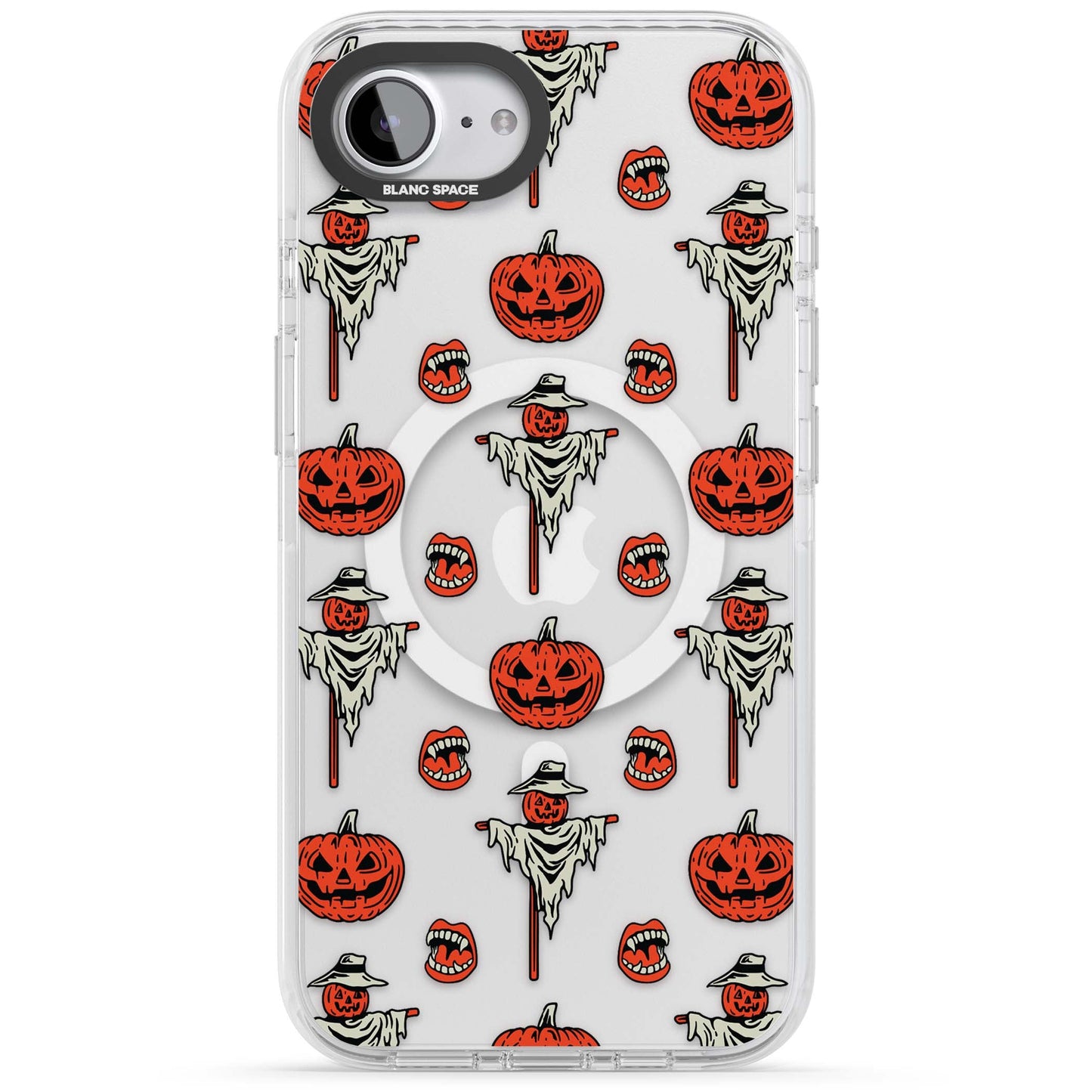 Retro Red Pumpkins & Scarecrows