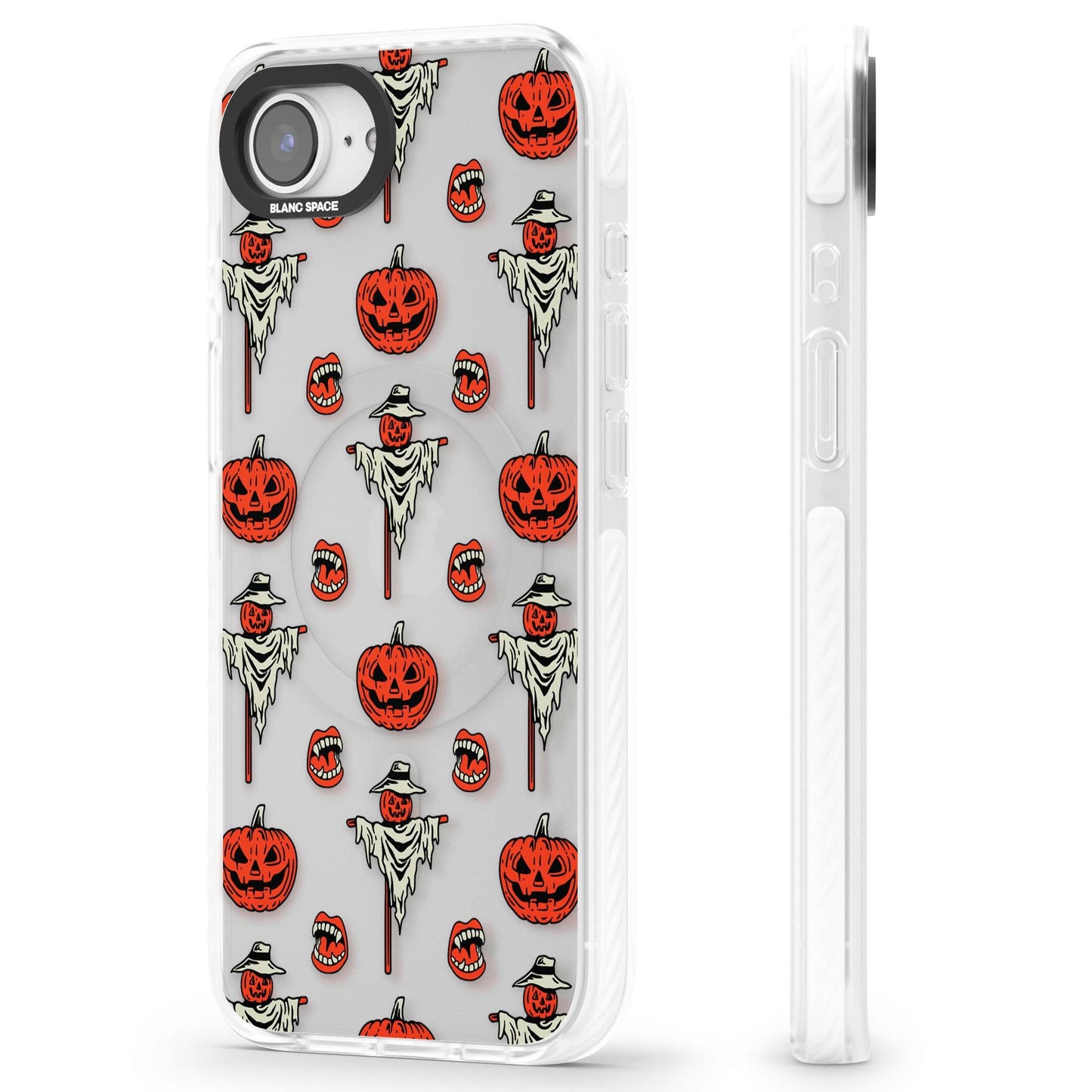 Retro Red Pumpkins & Scarecrows