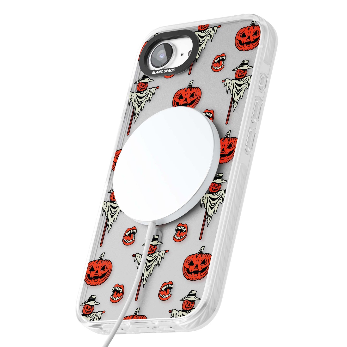 Retro Red Pumpkins & Scarecrows