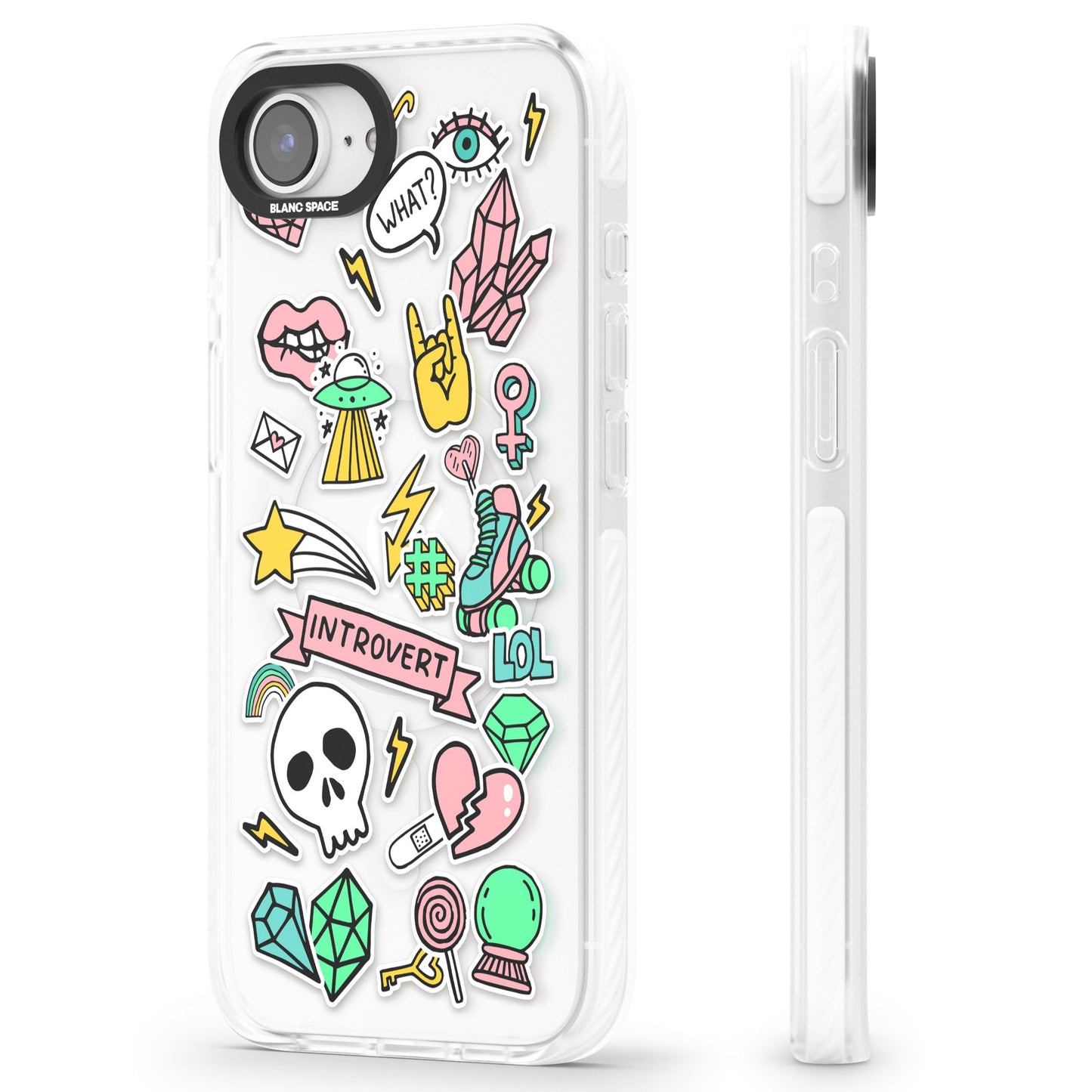 Autocollant introverti