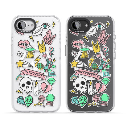 Autocollant introverti