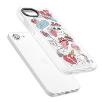 Autocollants Crâne et Fleurs