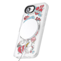 Autocollants Crâne et Fleurs