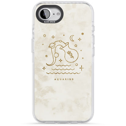 Goldenes Emblem des Wassermanns