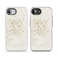 Goldenes Emblem des Wassermanns