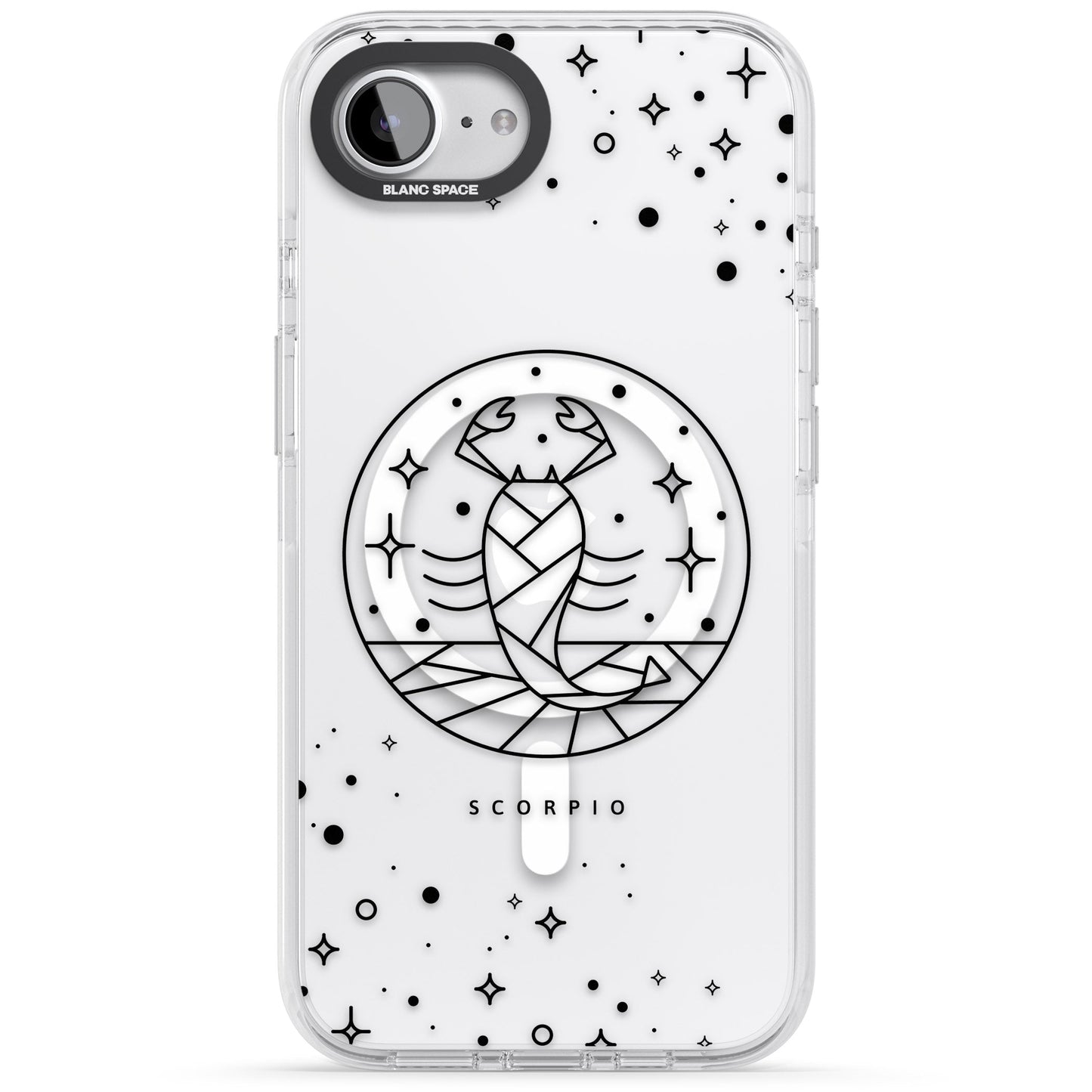 Emblème du Scorpion - Design Cosmique