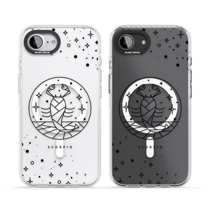 Emblème du Scorpion - Design Cosmique