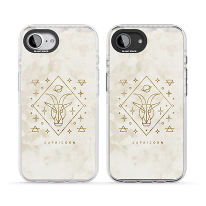 Motif du zodiaque Capricorne en or