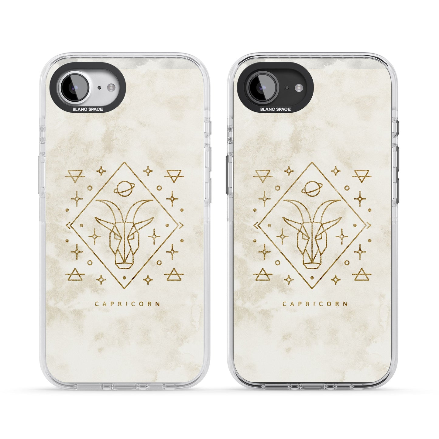 Motif du zodiaque Capricorne en or