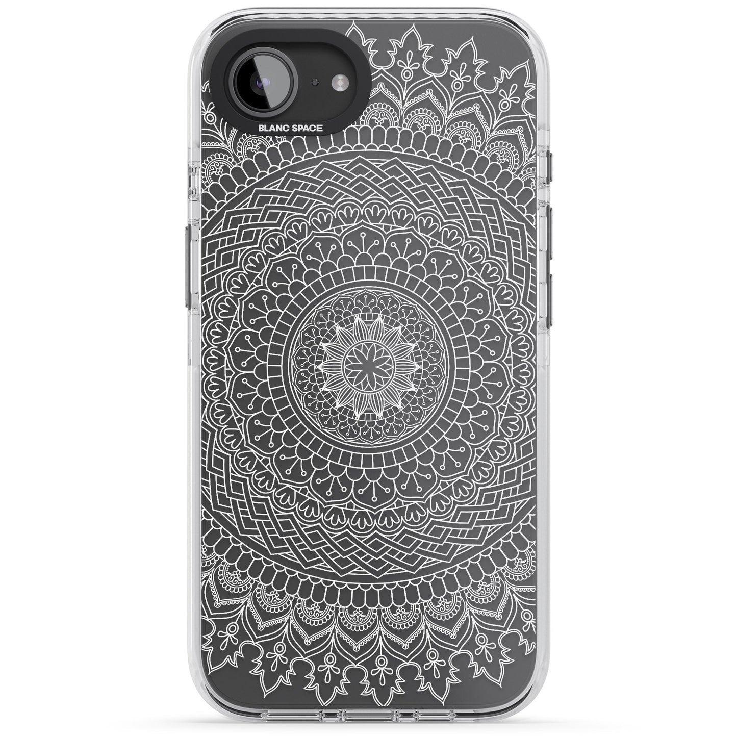 Intricate White Mandala