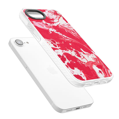 Red & White Marbled