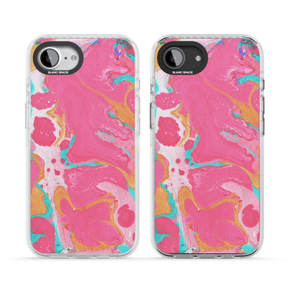 Vibrant Marbled Paper