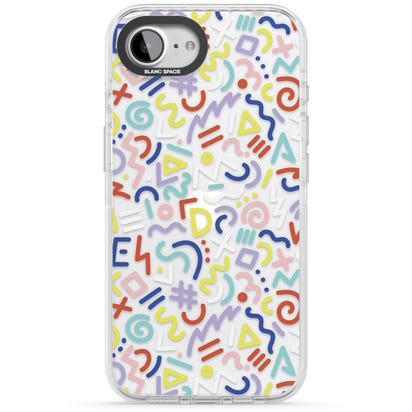 Motif rétro coloré