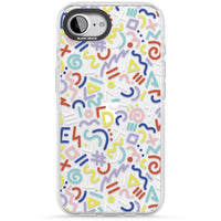 Motif rétro coloré