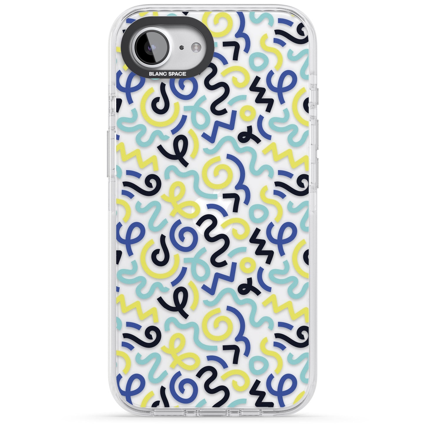 Blue & Yellow Memphis Retro