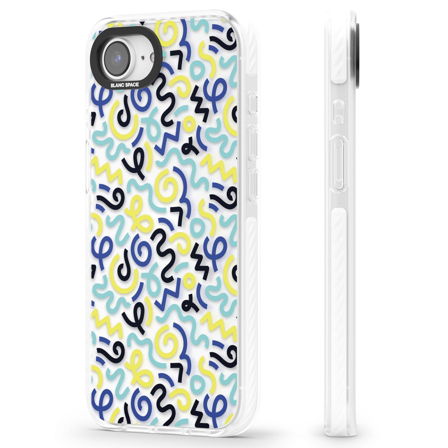 Blue & Yellow Memphis Retro