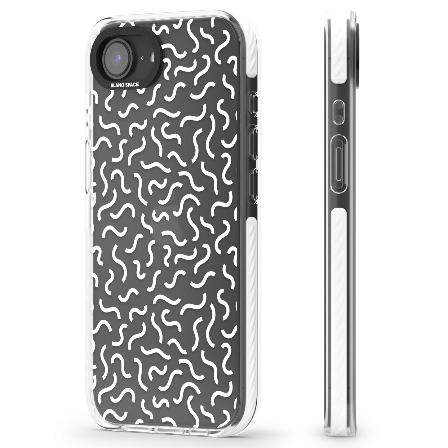 Schwarz-weißes Wellenmuster