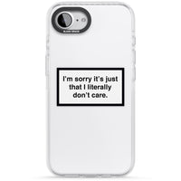 Literally Don'T Care