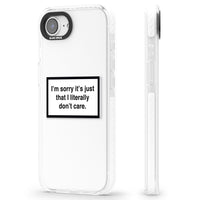 Literally Don'T Care