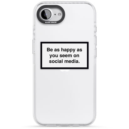 Heureux sur les réseaux sociaux