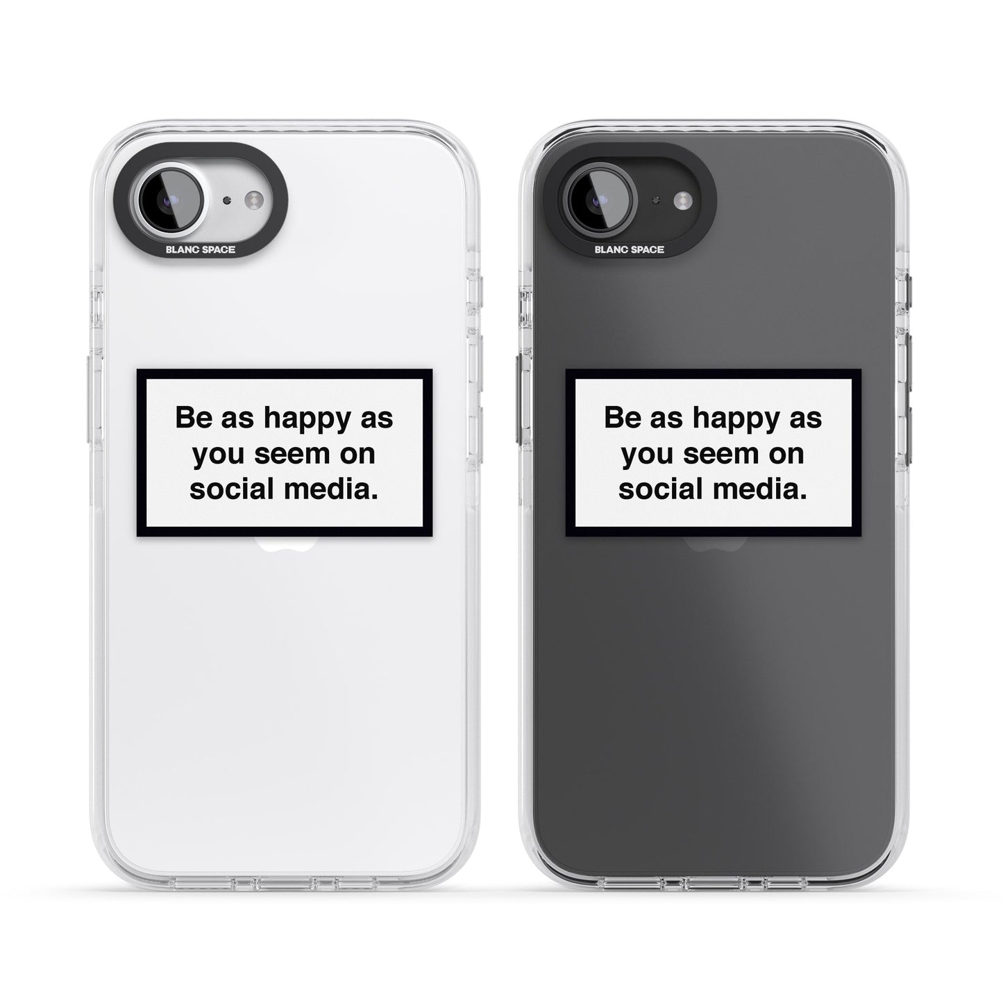 Heureux sur les réseaux sociaux