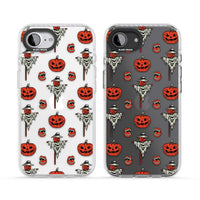 Retro Red Pumpkins & Scarecrows