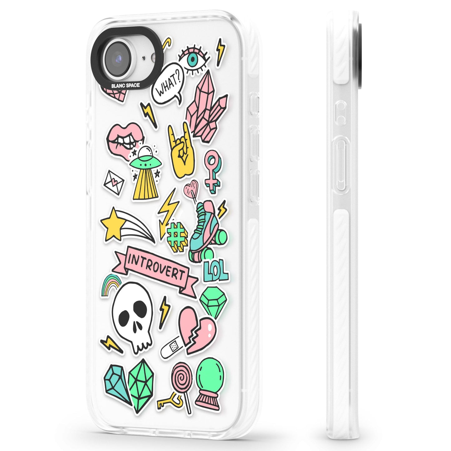 Autocollant introverti