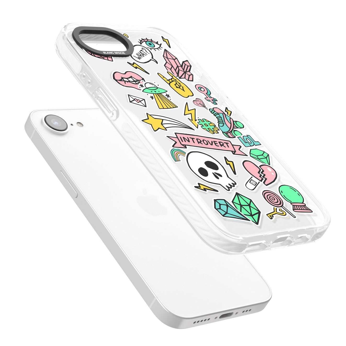 Autocollant introverti