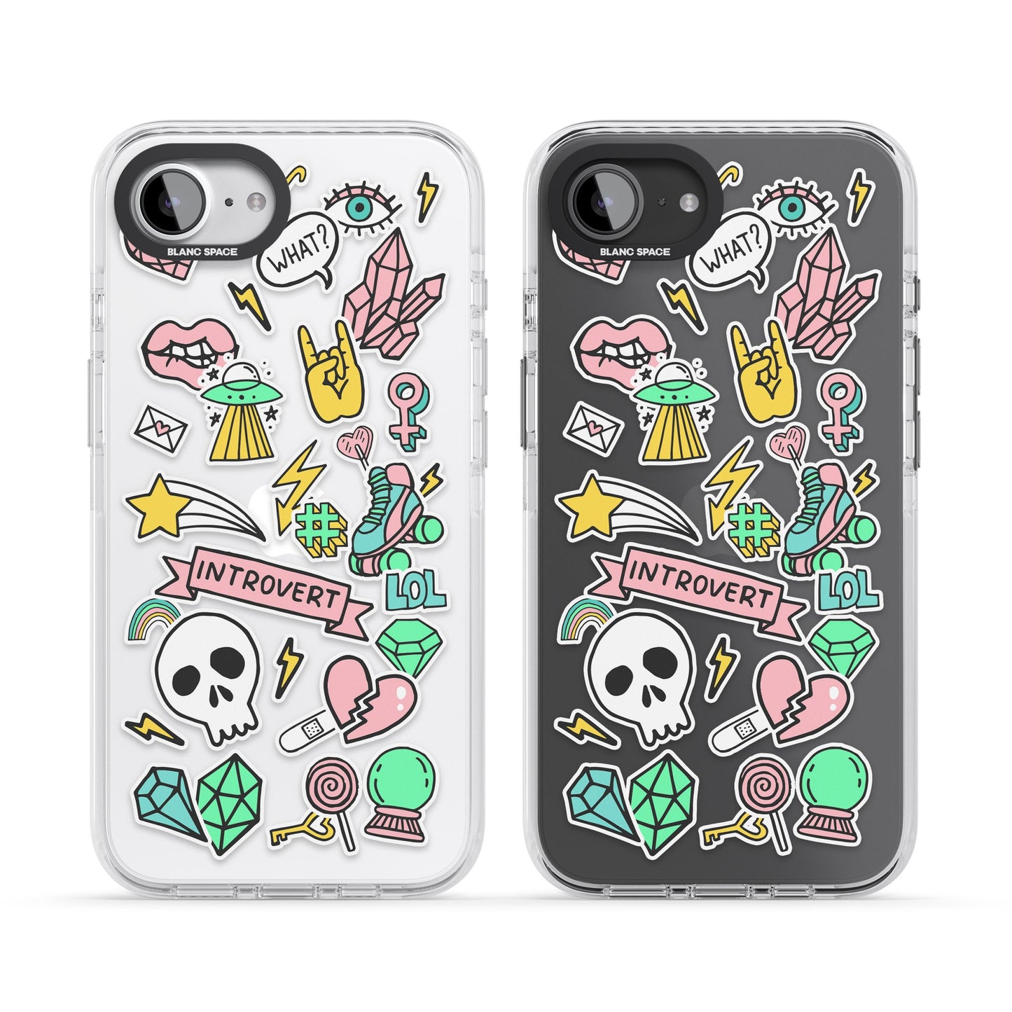 Autocollant introverti