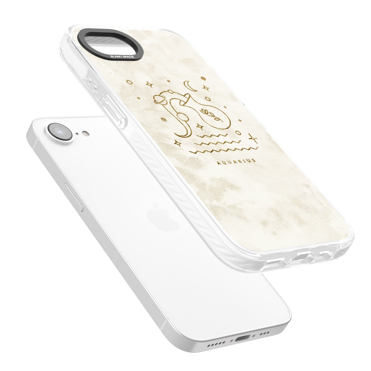 Goldenes Emblem des Wassermanns