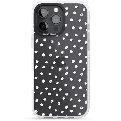 Messy White Dot Pattern