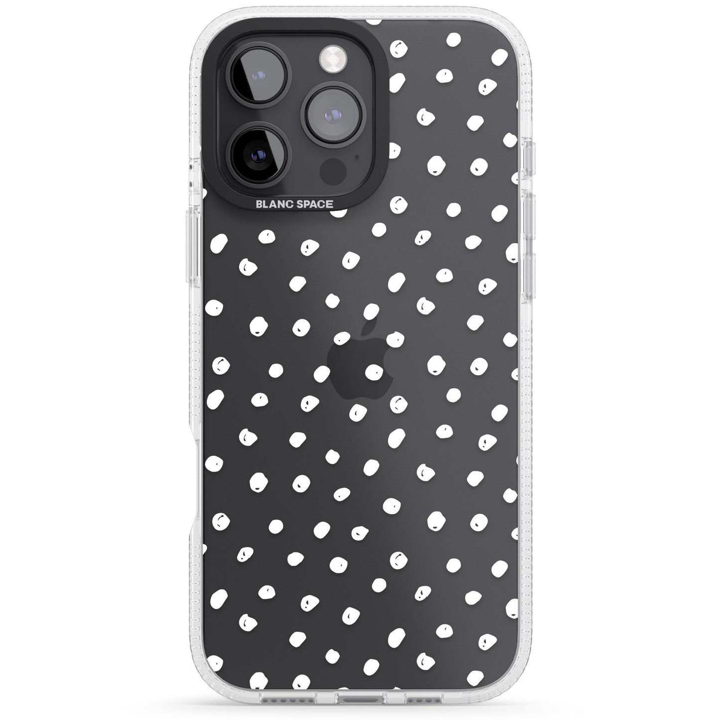 Messy White Dot Pattern