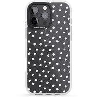 Messy White Dot Pattern