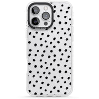 Messy Black Dot Pattern