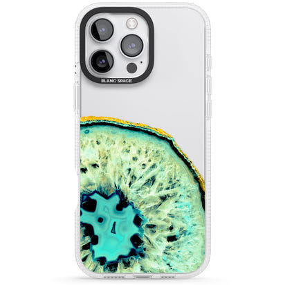 Géode turquoise en cristal