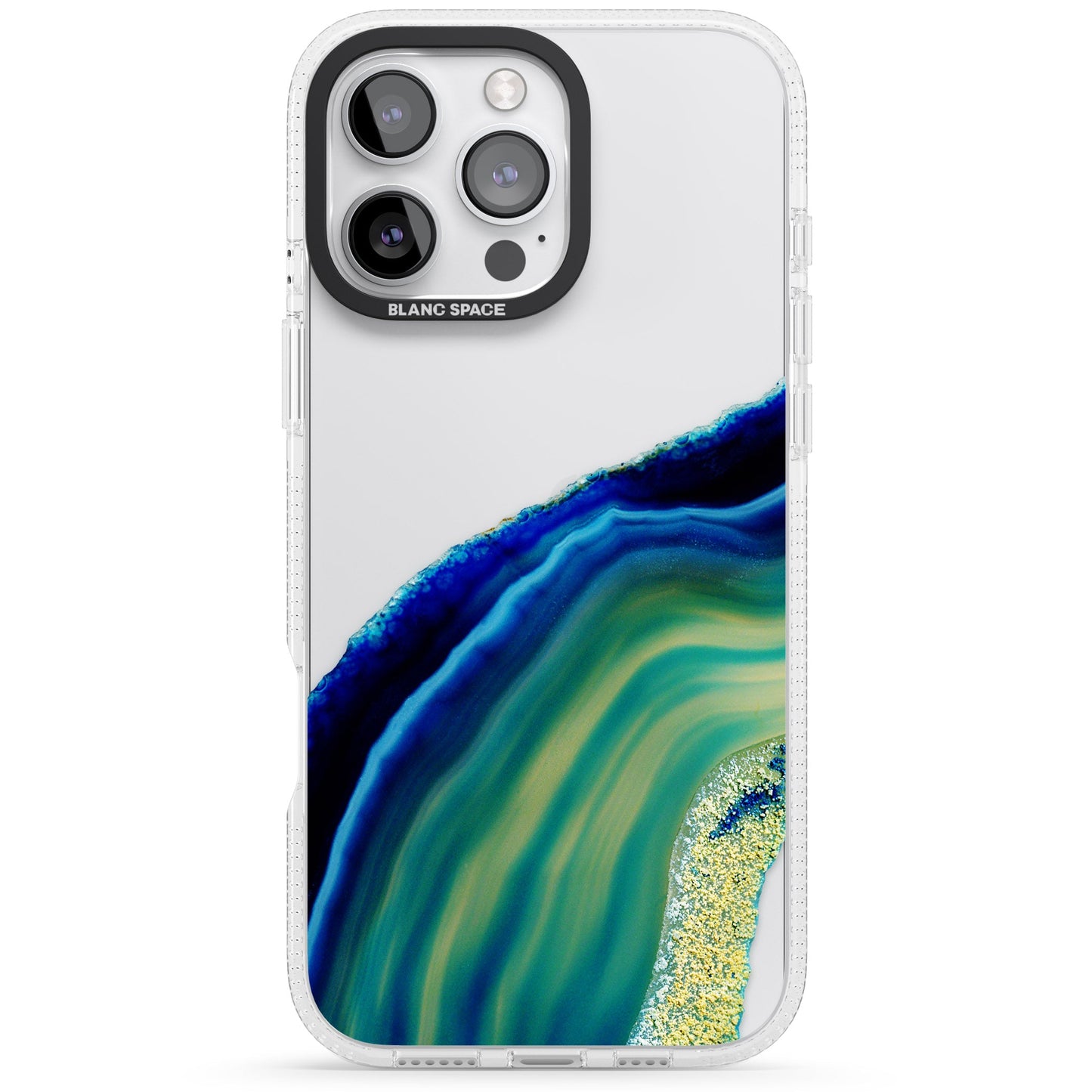 Grüne und blaue Smaragd-Geode