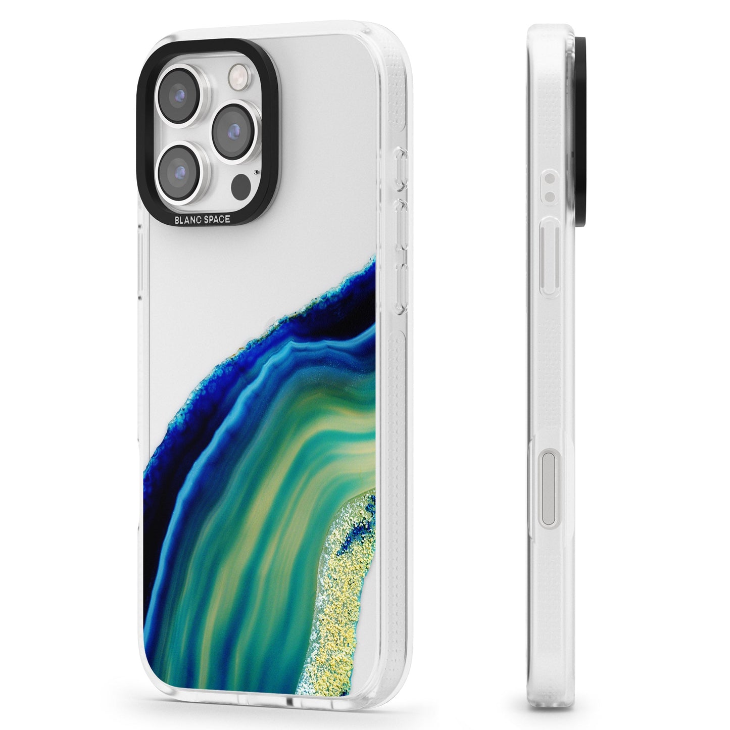 Grüne und blaue Smaragd-Geode